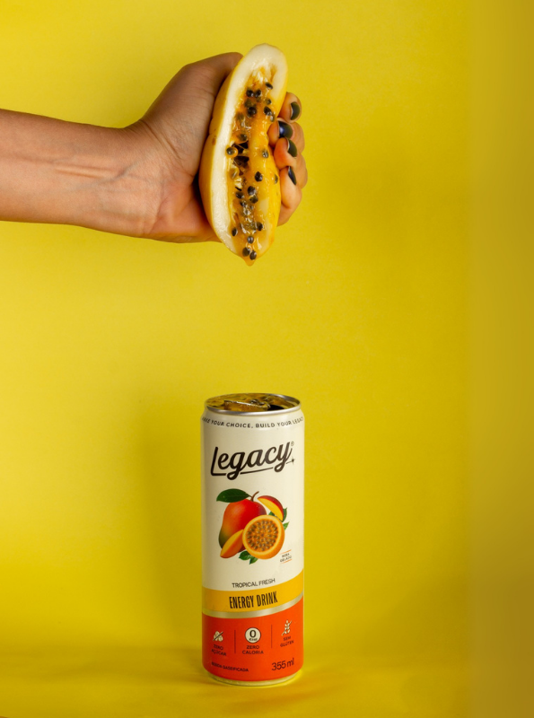 Energético Legacy Tropical Fresh 355ml Kit 12 Und